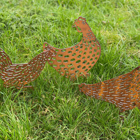 A Trio - 2 Chickens and a Cockerel - Easter